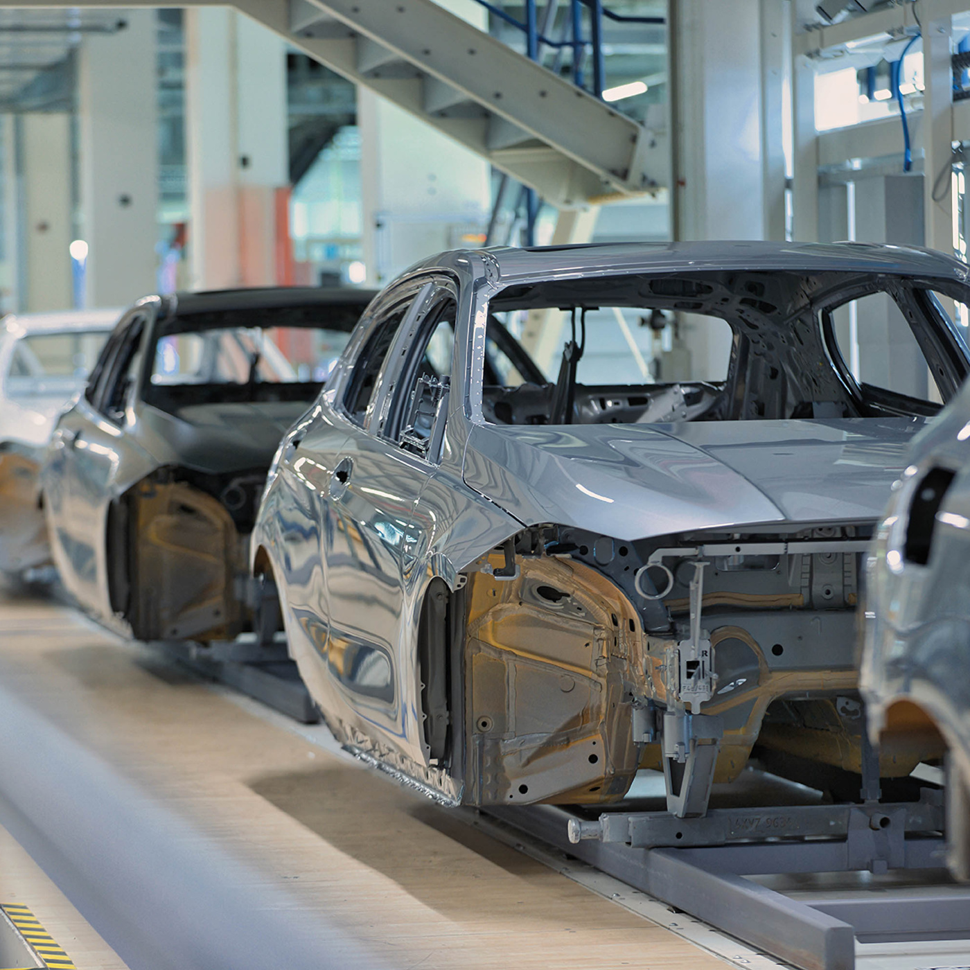 Anwendung von Wasserstoff in der Lackiererei von BMW am Standort Leipzig