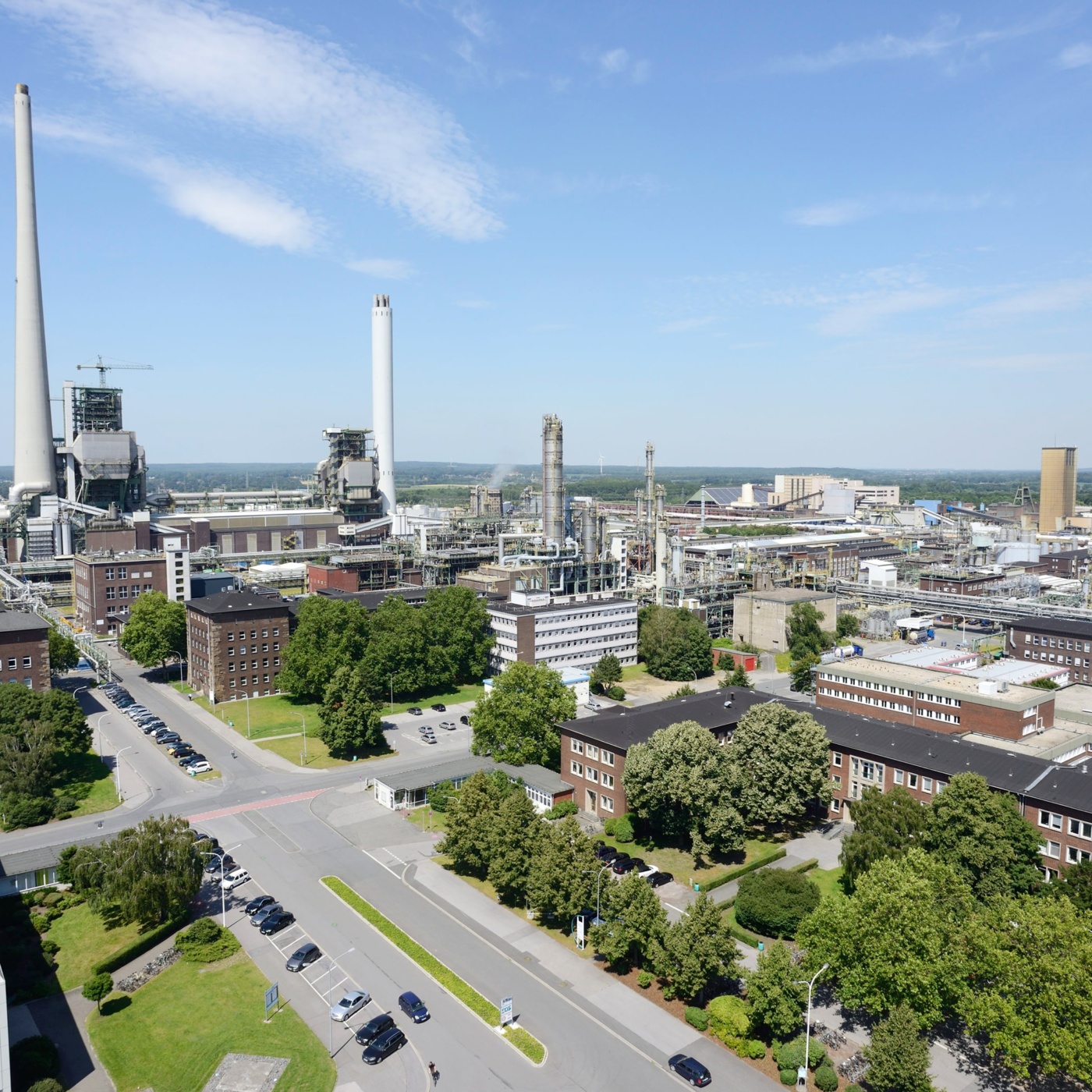 Chemical production site in Marl; Quelle: Evonik Industries AG