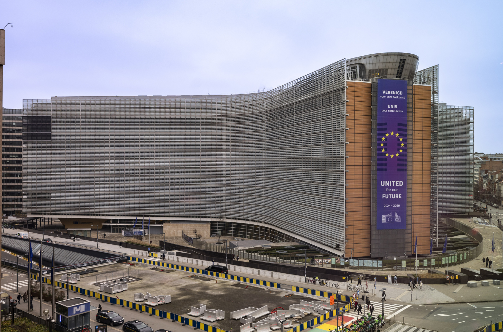the building of the european commission in Brussels