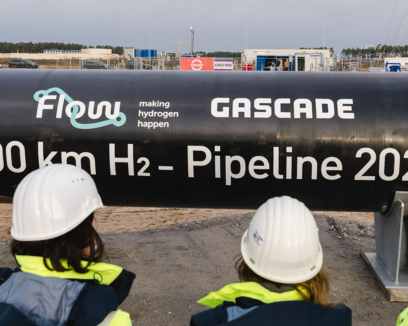 GASCADE nimmt 400 Kilometer Wasserstoff-Kernnetz in Betrieb